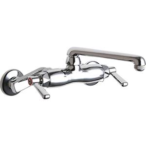 Chicago Faucets - 445-E1CP - Wall Mounted Service Faucet