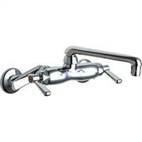Chicago Faucets - 445-RCP Hot and Cold Water Sink Faucet