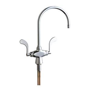 Chicago Faucets - 50-GN8AE3-317CP - Single Hole Deck Mounted Faucet