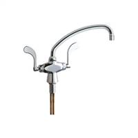 Chicago Faucets - 50-L9-317CP Hot and Cold Water Mixing Sink Faucet