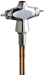 Chicago Faucets - 50-LESSSPT&HDLCP - Single Hole Deck Mounted Faucet