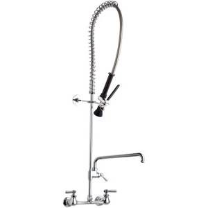 Chicago Faucets 510-GCVB613AL12ABCP - Pre-Rinse Fitting with 613-A Adapta-Faucet