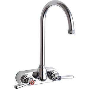 Chicago Faucets - 521-GN2AE1CP - 4-inch Service Sink Faucet
