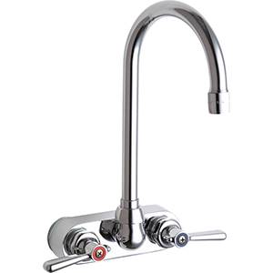 Chicago Faucets - 521-GN2AE3ABCP - 4-inch Service Sink Faucet