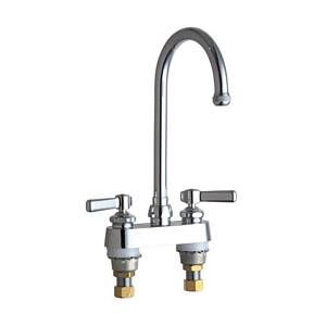 Chicago Faucets - 526-GN2AE1CP - 4-inch Deck Mounted Service Sink Faucet