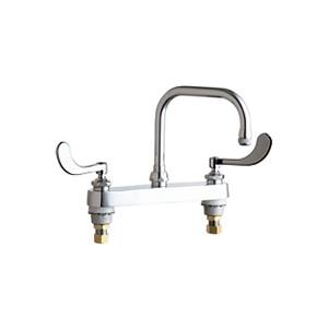 Chicago Faucets - 527-317ABCP - 8-inch Deck Mounted Sink Faucet
