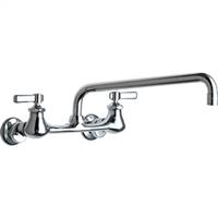 Chicago Faucets - 540-LDL12XKCP Hot and Cold Water Sink Faucet