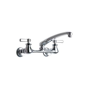 Chicago Faucets - 540-LDL8E1CP - Wall Mounted Service Sink Faucet