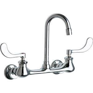 Chicago Faucets - 631-ABCP - FLUSHING RIM Sink Fitting,Wall Mounted