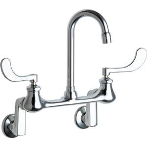 Chicago Faucets - 631-RCP - FLUSHING RIM Sink Fitting, Wall Mounted