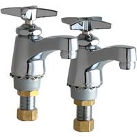 Chicago Faucets 700-PRABCP - Pair of Individual, Separate Mounted Single Lavatory Faucets