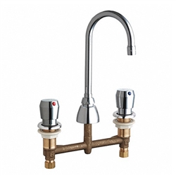 Chicago Faucets - 786-E3-633CP - Widespread Lavatory Faucet