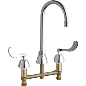 Chicago Faucets - 786-E3VPCABCP - Widespread Lavatory Faucet