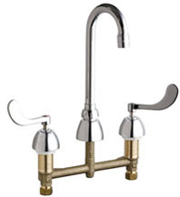 Chicago Faucets 786-GN1AE3-245CP - CONCEALED KITCHEN SINK FAUCET