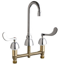 Chicago Faucets 786-GN1AE3VPACP - CONCEALED KITCHEN SINK FAUCET