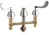Chicago Faucets - 786-TWLESSSPTCP - Widespread Lavatory Faucet with Third Water Inlet