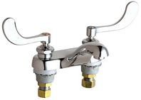 Chicago Faucets - 802-E34-317CP - Lavatory Faucet, Deck Mounted 4-inch CC