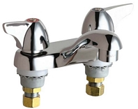 Chicago Faucets - 802-V1000CP - 4-inch Center Lavatory Faucet