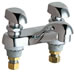 Chicago Faucets - 802-V335CP Hot and Cold Water Metering Sink Faucet