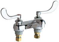 Chicago Faucets - 802-VE2805-317CP - 4-inch Center Lavatory Faucet