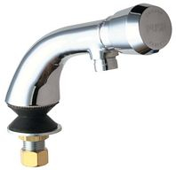 Chicago Faucets - 807-E12-665PSHCP - Single Water Inlet Fitting, Metering