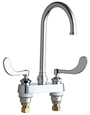Chicago Faucets - 895-317GN2FCCP - ECAST  Hot and Cold Water Sink Faucet