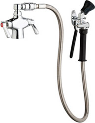 Chicago Faucets 919-VBHS90ANGABCP - Deck Mounted Pre-Rinse Fitting