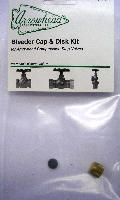 Arrowhead Brass PK1210  - Bleeder Cap & Fibre Disk for Compression Stops Bleeder Cap & Fibre Disk for Compression Stops - 3.06 3.06 - 0.025 0.025 - Arrowhead Brass
