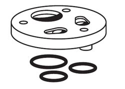 American Standard 060343-0070F - SPACER DISK AND SEAL KIT-REL+CAST SPOUTS