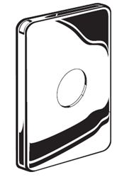 American Standard A954844-0750A - ESCUTCHEON MOMENTS BS, STAINLESS STL