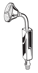 American Standard M950075-0990A - SHOWER HAND HELD-TOWN SQUARE, POL.BRASS