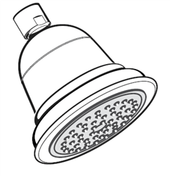 American Standard M953586-1810A Shower Head For Traditional Bs