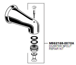 American Standard M962168-0070A Diverter Spout Repair Kit