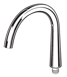 American Standard M962677-0750A - SPOUT PEKOE, STAINLESS STL