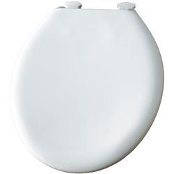Church 300SLOWT - Round, Closed Front with Cover E2 STA Plastic Toilet Seat