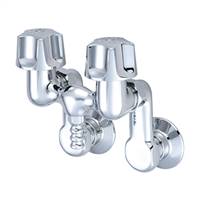 Central Brass 0211 Two Handle Leg Tub Faucet, Chrome