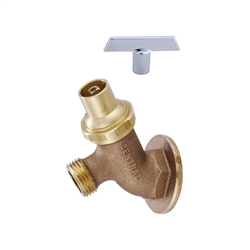 Central Brass 0576-1/2 Lawn Faucet, Rough Brass