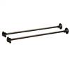 Cheviot 3350-AB Wall Mount Supply Line Support Rods, Antique Bronze