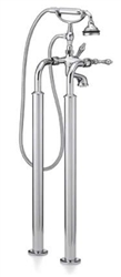 Cheviot 3980BN - FREE-STANDING WATER SUPPLY LINES WITH STOP VALVES-BRUSHED NICKEL