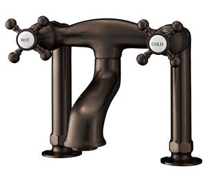 Cheviot 5142-AB Deck Mount Tub Filler - Extra Tall, Antique Bronze Faucet