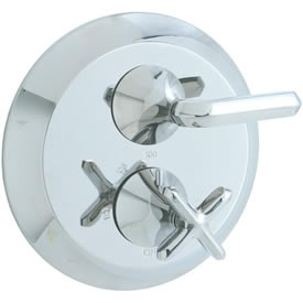 Cifial 201.614.721 - Hexa 2 Hole Thermostatic Shower Control Trim with Lever Handle