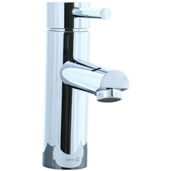 Cifial 221.102.625 - Techno Single Handle Straight Low Profile Lavatory Faucet Polished Chrome
