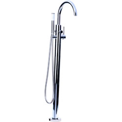 Cifial 221.601.625 - Techno Floor Mounted Tub Filler with Handshower