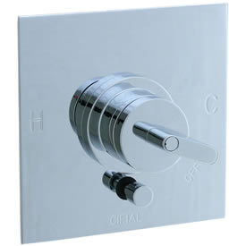Cifial 231.611.625 - Techno M3 Pressure Balance Mixing Valve Trim with Diverter- Polished Chrome