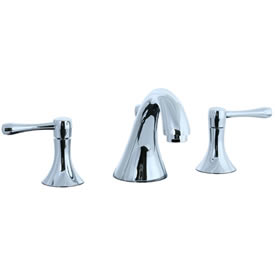 Cifial 244.110.625 - Brookhaven Widespread Lavatory Faucet with Barrel Lever - Polished Chrome