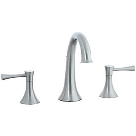 Cifial 245.150.620 - Brookhaven Hi-Arch Widespread Lavatory Crown Lever -St-Ni
