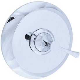 Cifial 245.606.625 - Brookhaven Pressure Balance Mixing Valve Trim without Diverter Crown Lever - Polished Chrome