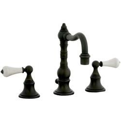 Cifial 262.130.W30 - High Porcelain Lever Pillar Widespread Lavatory Faucet - Weathered