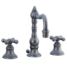 Cifial 267.130.D20 - High Pillar Widespread Lavatory Faucet - Distressed Nickel