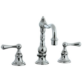 Cifial 268.130.721 - High Pillar Widespread Lavatory Faucet - Polished Nickel